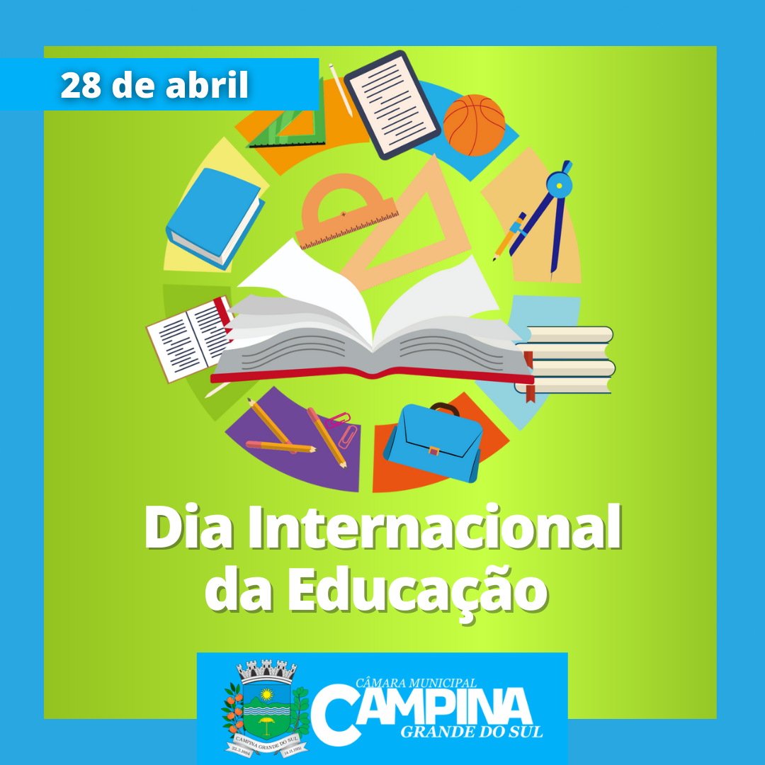 DIA INTERNACIONAL DA EDUCAÇÃO 